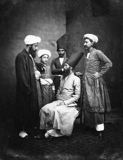 Parsis in Bombay, ca. 1870er von English Photographer